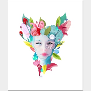 Flower head Posters and Art